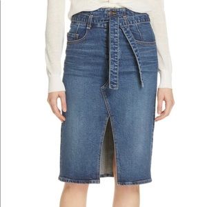 Veronica Beard Denton Corset Skirt